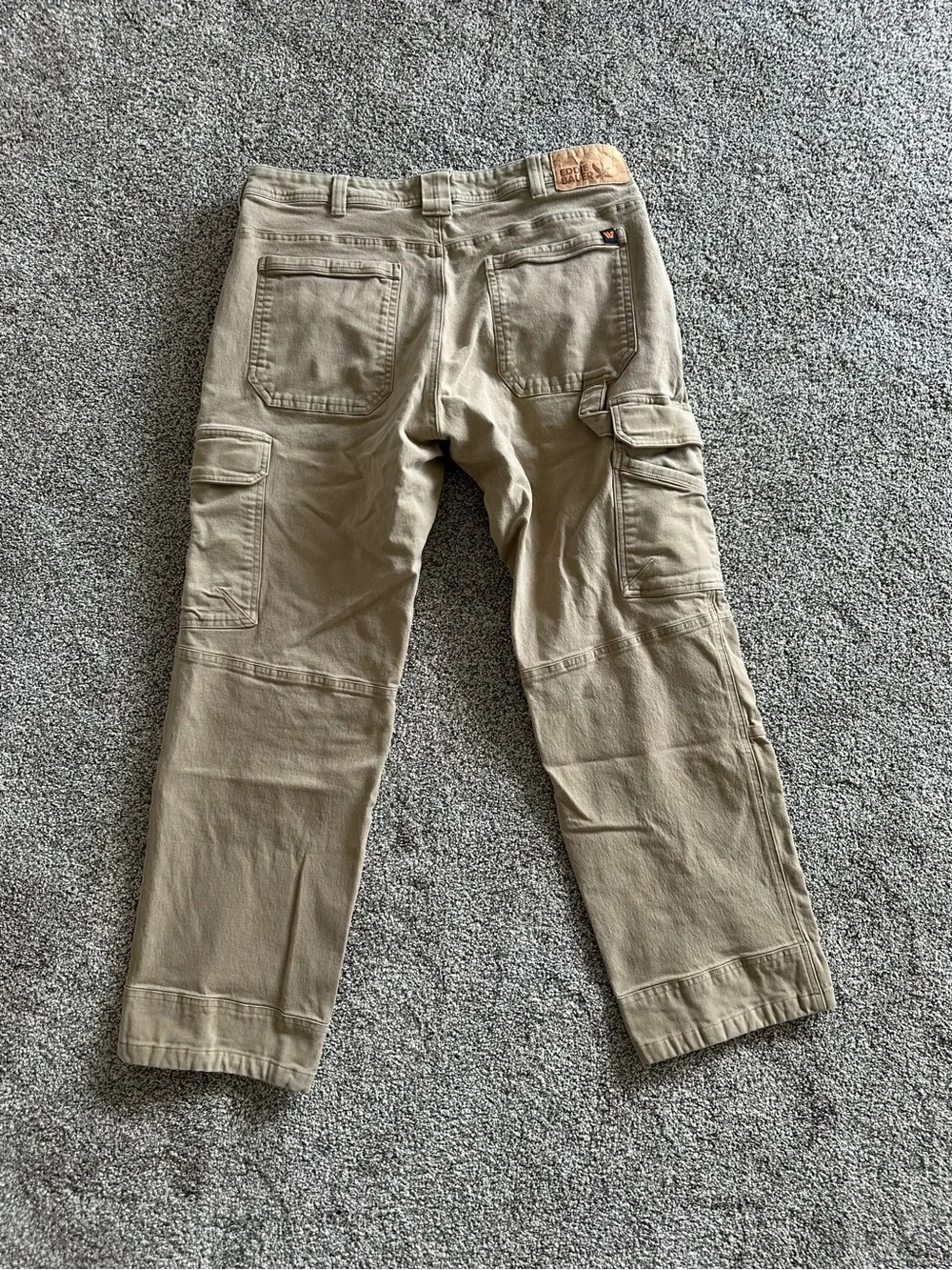 Eddie Bauer Men's Cargo Work Pants - Khaki Size 36x30